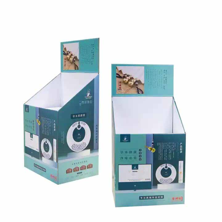 Cardboard Dump Bin Paper Carton Stand