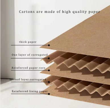 Recyclable Strong Cardboard Shipping Boxes Wholesale Corrugated Cartons Mailing Moving Shipping Boxes Cardboard carton box